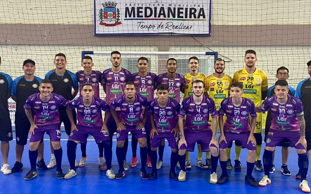 Medianeira Futsal volta a golear, e está nas primeiras posições da Série Prata 2022